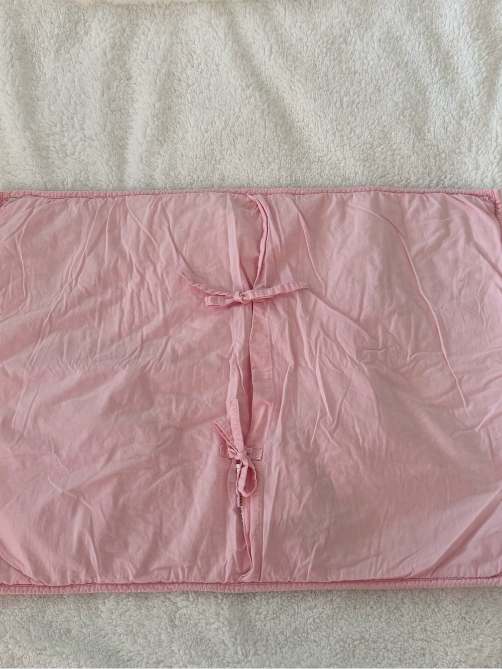 Pottery Barn Kids Daisy Garden Pink Quilted Sham – Embroidered Floral Sham EUC - Picture 2 of 4